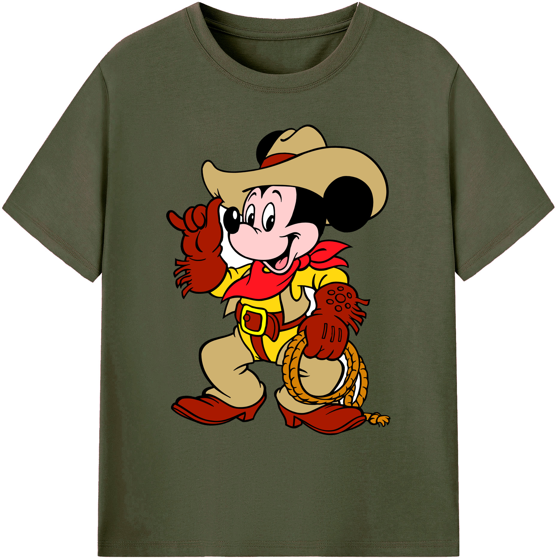 ミッキーマウス Mickey Mouse 綿100％ メンズ半袖Tシャツ｜肌触りやわらか＆通気性